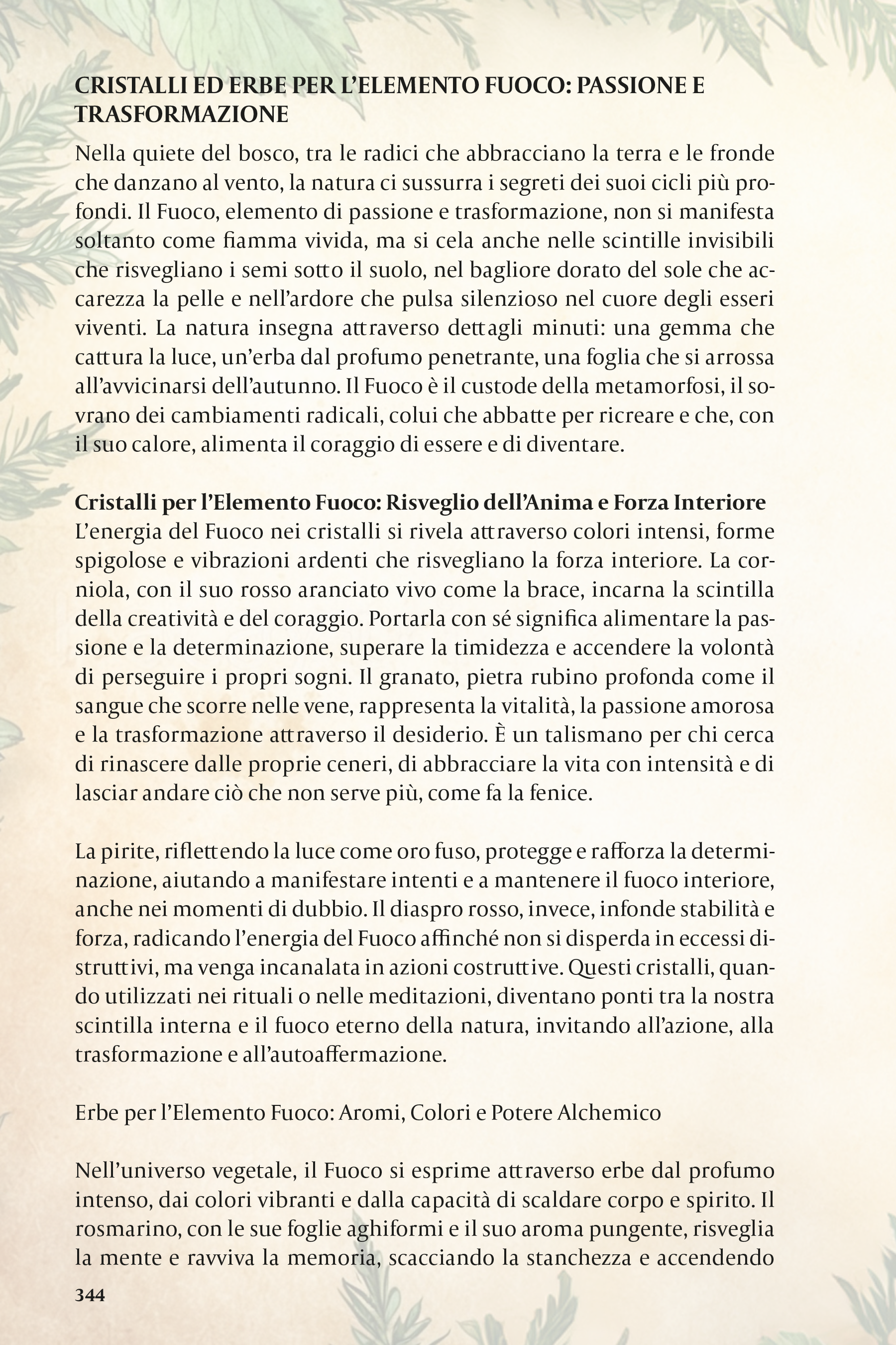 Anteprima pagina sull'elemento Fuoco
